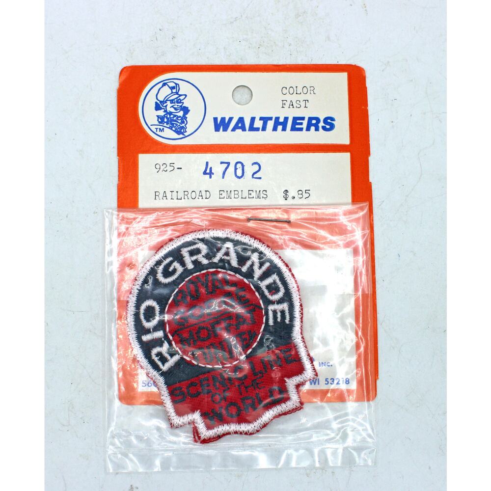 NOS Walthers Rio Grande Scenic Line of the World Railroad Patch
